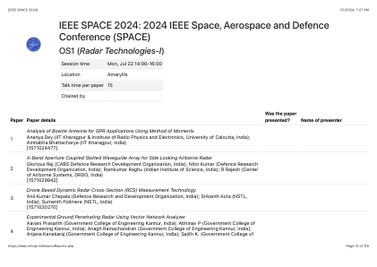 IEEE SPACE 2024：2024 年 IEEE 空间、航空航天和国防会议（SPACE）